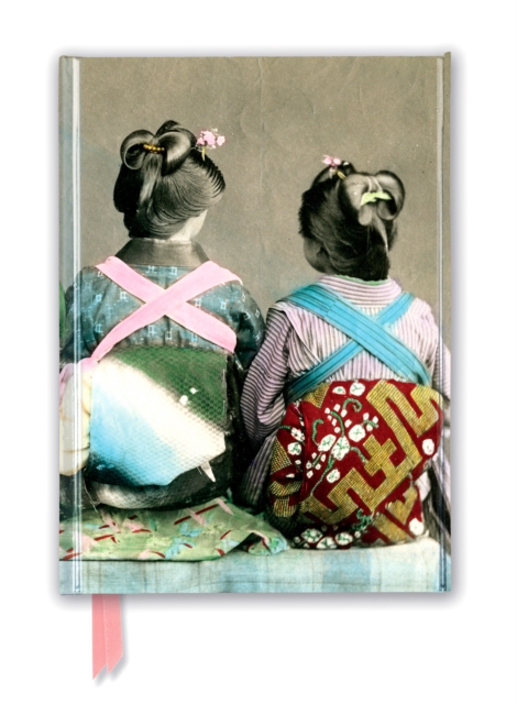 Japanese Dancers Wearing Traditional Kimonos (Foiled Journal)