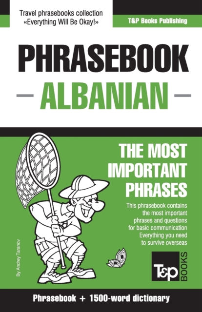 English-Albanian phrasebook and 1500-word dictionary