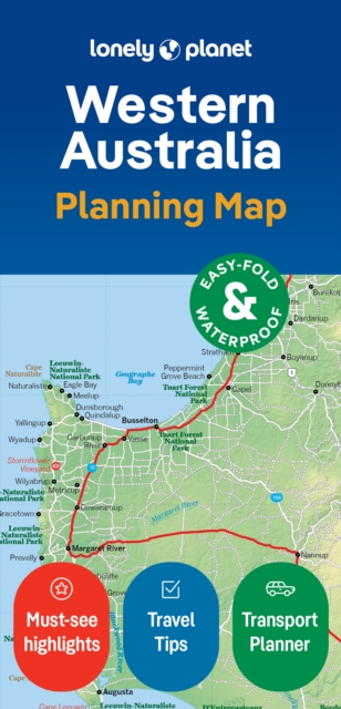 Lonely Planet Western Australia Planning Map