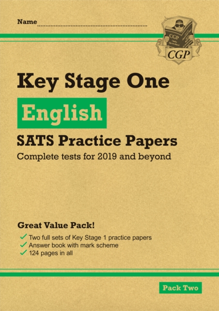 New KS1 English SATS Practice Papers: Pack 2 (for the 2020 tests)