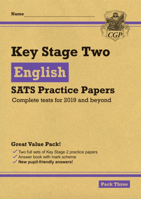 New KS2 English SATS Practice Papers: Pack 3 (for the 2020 tests)