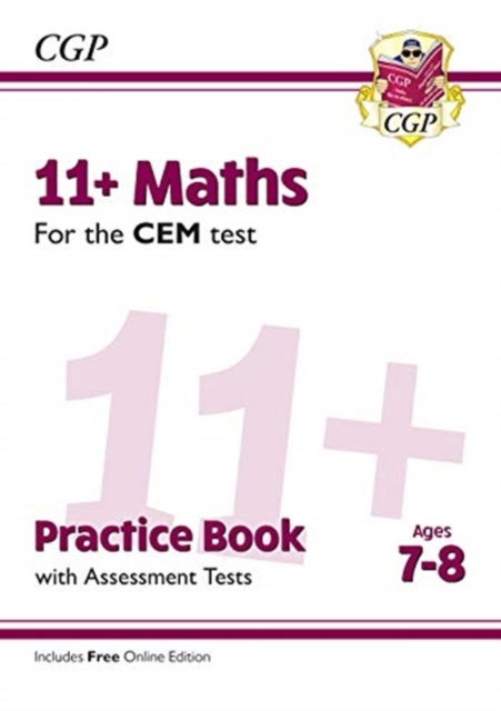 New 11+ CEM Maths Practice Book & Assessment Tests - Ages 7-8 (with Online Edition)