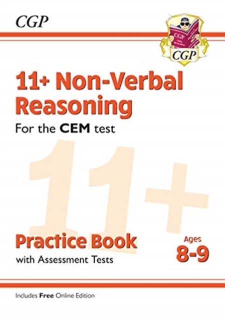 New 11+ CEM Non-Verbal Reasoning Practice Book & Assessment Tests - Ages 8-9 (with Online Edition)