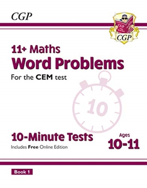 New 11+ CEM 10-Minute Tests: Maths Word Problems - Ages 10-11 Book 1 (with Online Edition)