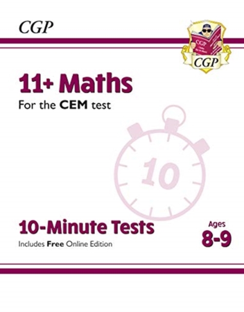 New 11+ CEM 10-Minute Tests: Maths - Ages 8-9 (with Online Edition)