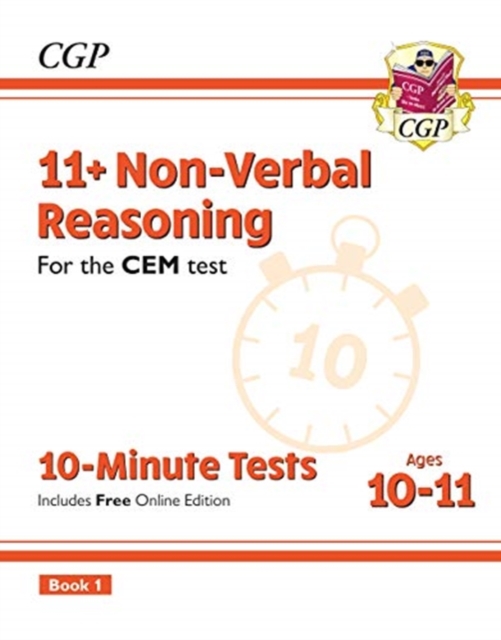 New 11+ CEM 10-Minute Tests: Non-Verbal Reasoning - Ages 10-11 Book 1 (with Online Edition)