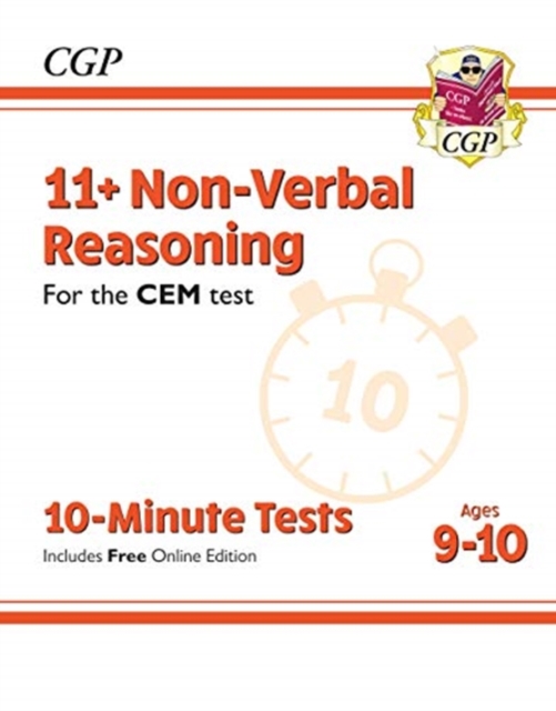 New 11+ CEM 10-Minute Tests: Non-Verbal Reasoning - Ages 9-10 (with Online Edition)