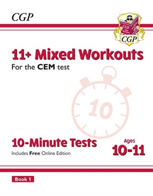 New 11+ CEM 10-Minute Tests: Mixed Workouts - Ages 10-11 Book 1 (with Online Edition)