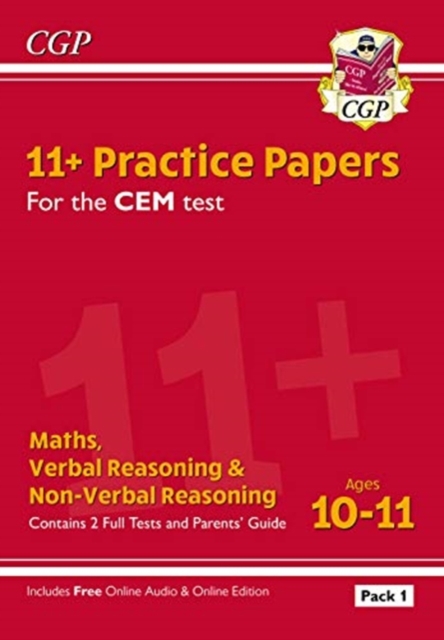 New 11+ CEM Practice Papers: Ages 10-11 - Pack 1 (with Parents' Guide & Online Edition)