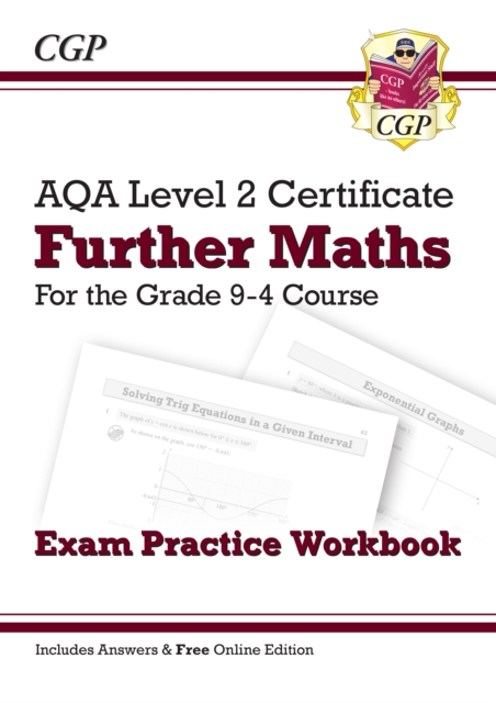 New Grade 9-4 AQA Level 2 Certificate: Further Maths - Exam Practice Workbook (with Ans & Online Ed)