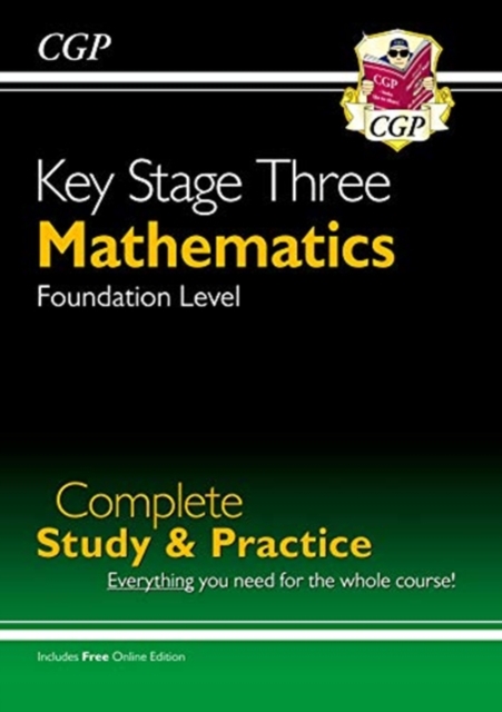 New KS3 Maths Complete Study & Practice - Foundation (with Online Edition)