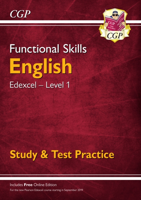 New Functional Skills Edexcel English Level 1 - Study & Test Practice (with Online Edition)