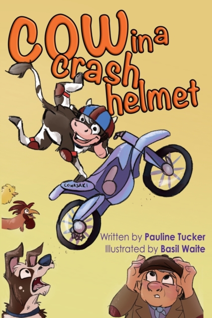 Cow in a Crash Helmet