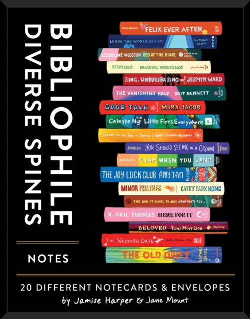 Bibliophile Diverse Spines Notes