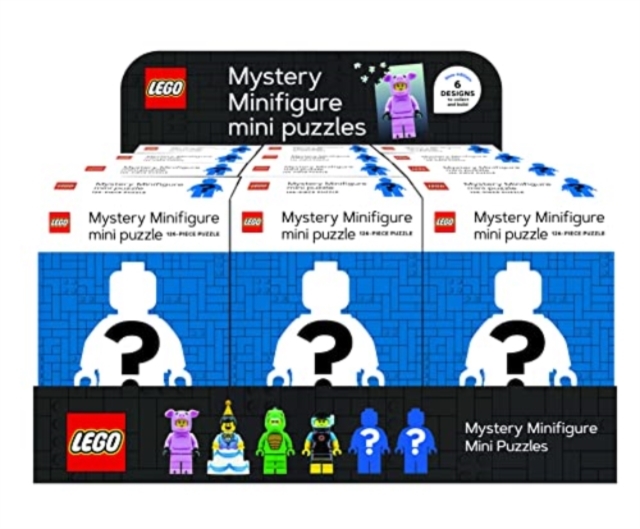 LEGO Mystery Minifigure Puzzles Blue Edition 12 Copy CDU