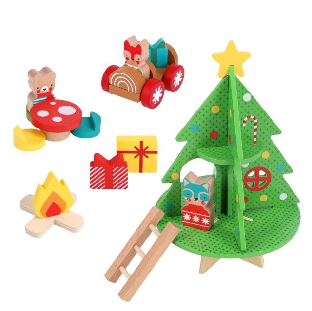 Christmas Treehouse Wooden Play Set