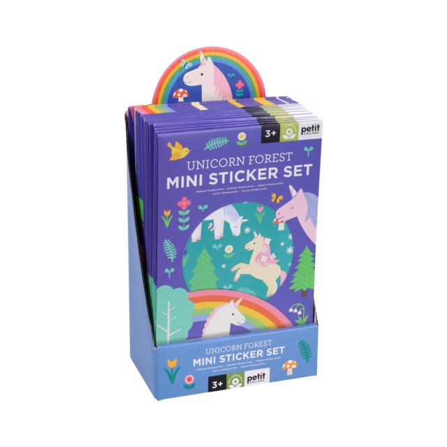 Mini Sticker Set: Unicorn Forest CDU of 20