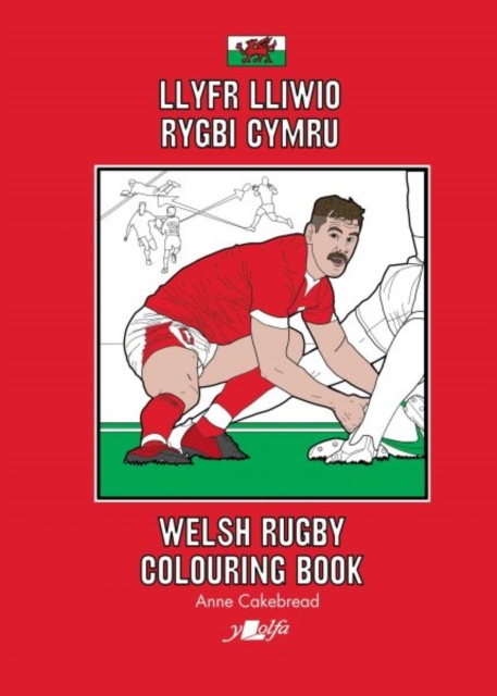 Llyfr Lliwio Rygbi Cymru | Welsh Rugby Colouring Book
