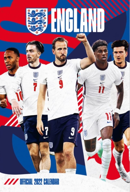 Official England Men Football A3 Calendar 2022