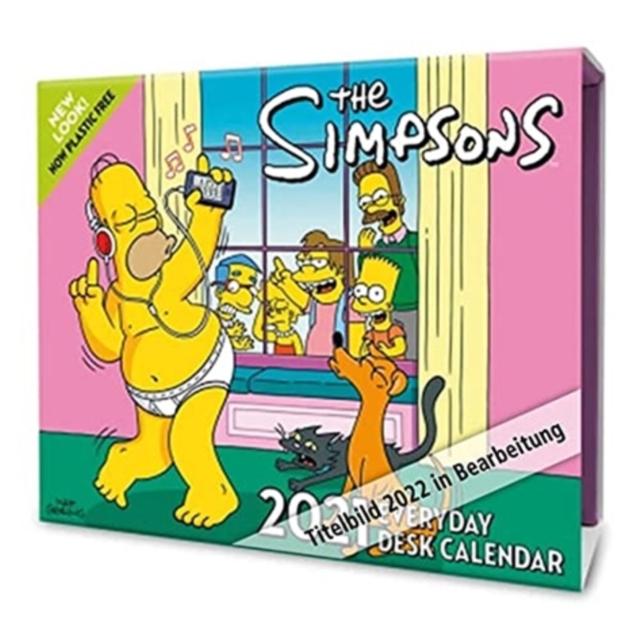 Official Simpsons Desk Block Calendar 2022