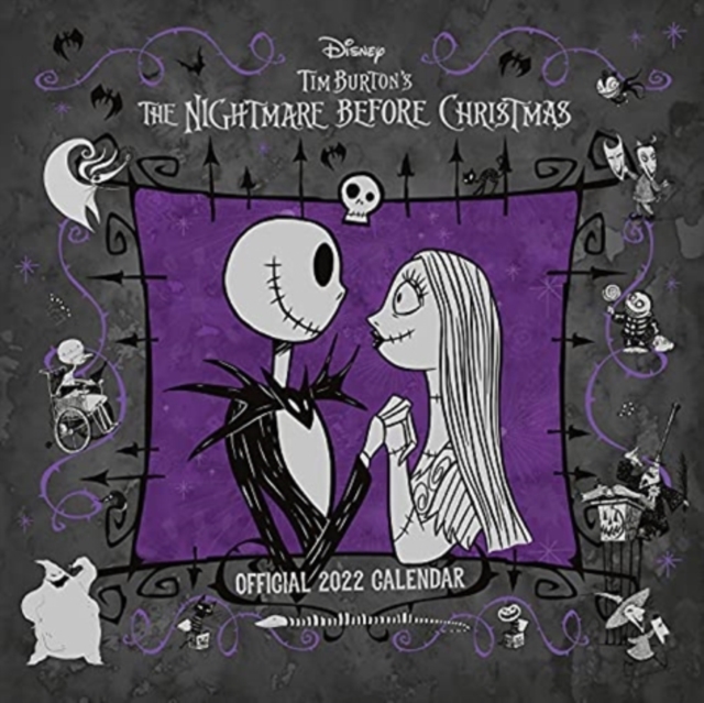 Official Nightmare Before Christmas Square Calendar 2022