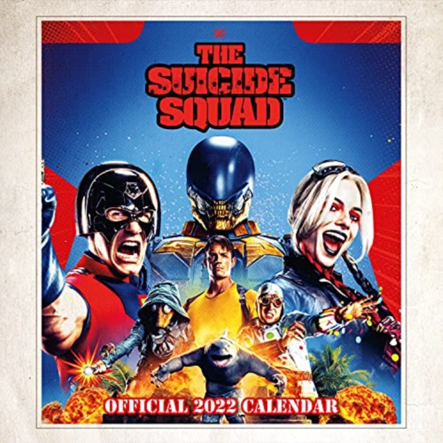 Official Suicide Squad Square Calendar 2022