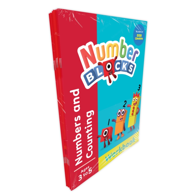 Numberblocks and Alphablocks Red Level Workbook Set (6 Books)