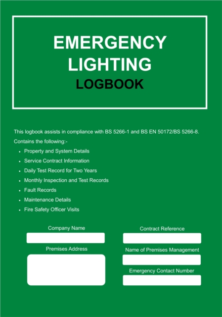 Emergency Lighting Log book