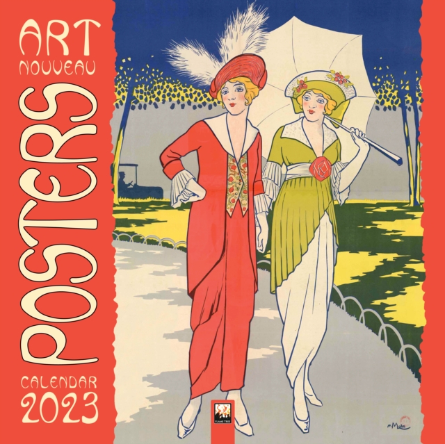 Art Nouveau Posters Wall Calendar 2023 (Art Calendar)
