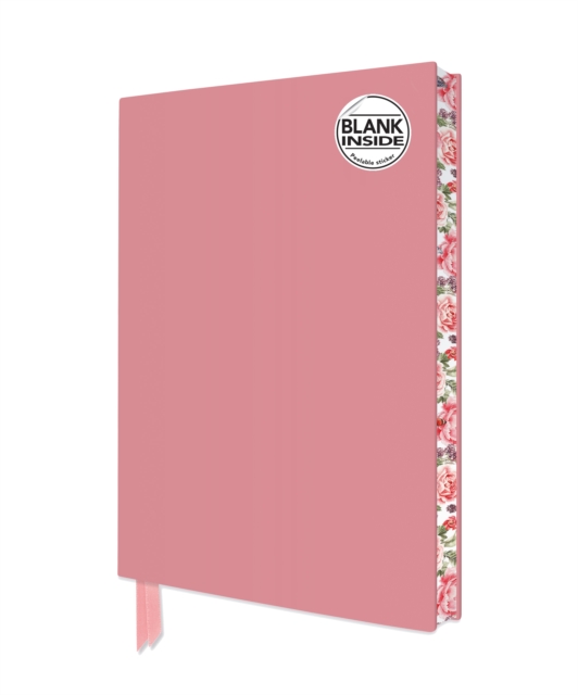 Baby Pink Blank Artisan Notebook (Flame Tree Journals)