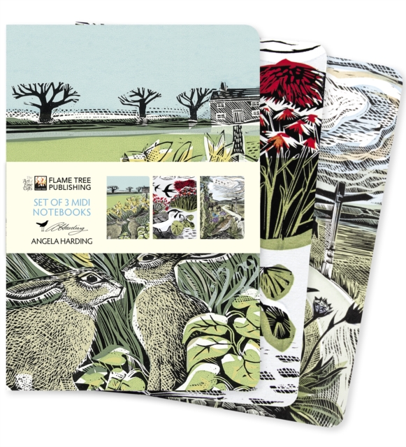 Angela Harding Set of 3 Midi Notebooks - Landscapes