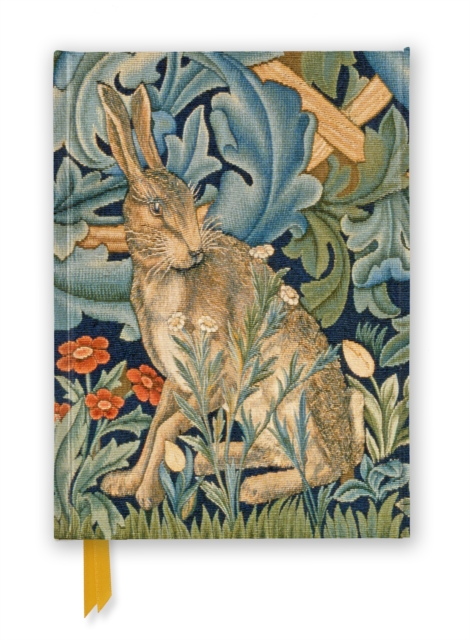 V&A: William Morris: Hare from The Forest Tapestry (Foiled Journal)