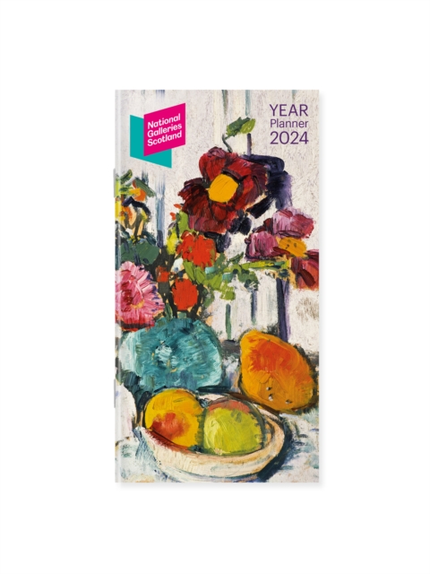 National Galleries Scotland: Floral 2024 Year Planner - Month to View