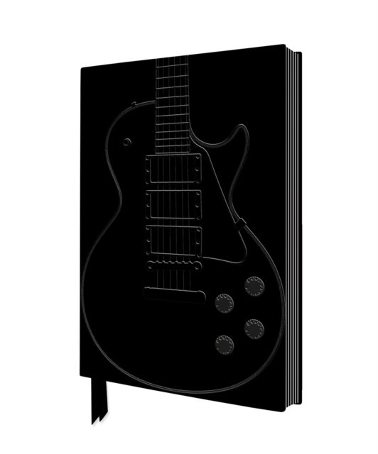 Black Gibson Guitar Artisan Art Notebook (Flame Tree Journals)