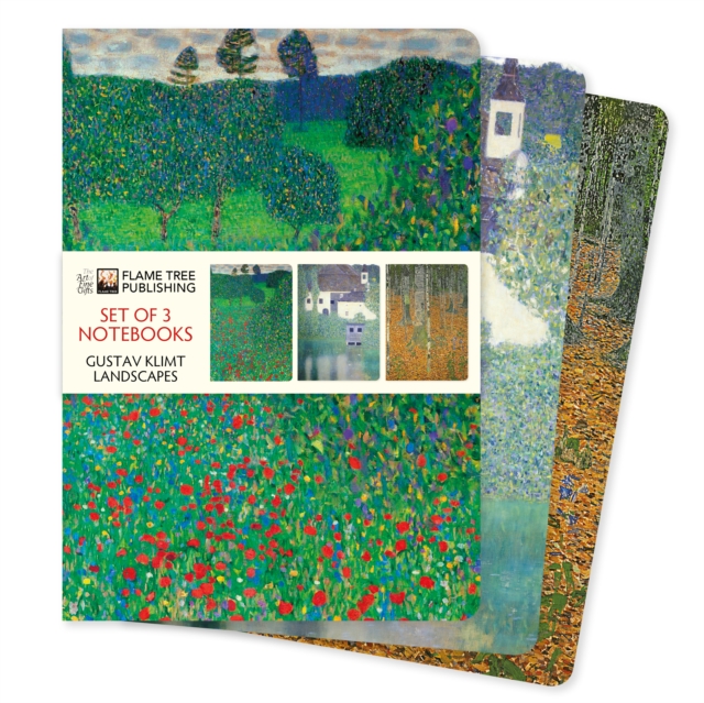 Gustav Klimt: Landscapes Set of 3 Standard Notebooks