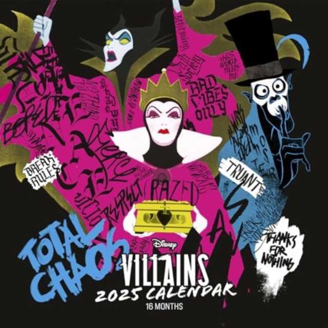 Disney Villains (Deviant Distortion) 2025 Square Calendar