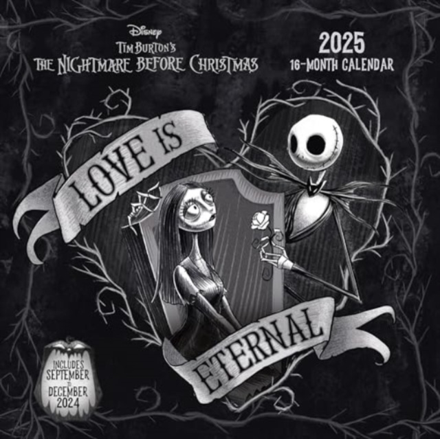 Nightmare Before Christmas 2025 Square Calendar