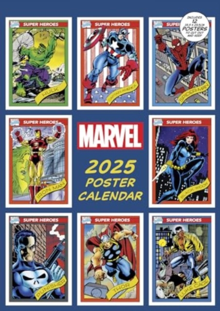 Marvel 2025 Poster Calendar