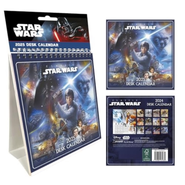 Star Wars Classics 2025 Desk Calendar