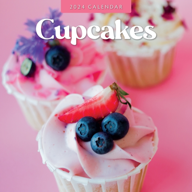 Cupcakes 2024 Square Wall Calendar