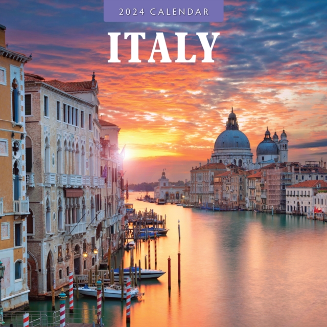 Italy 2024 Square Wall Calendar