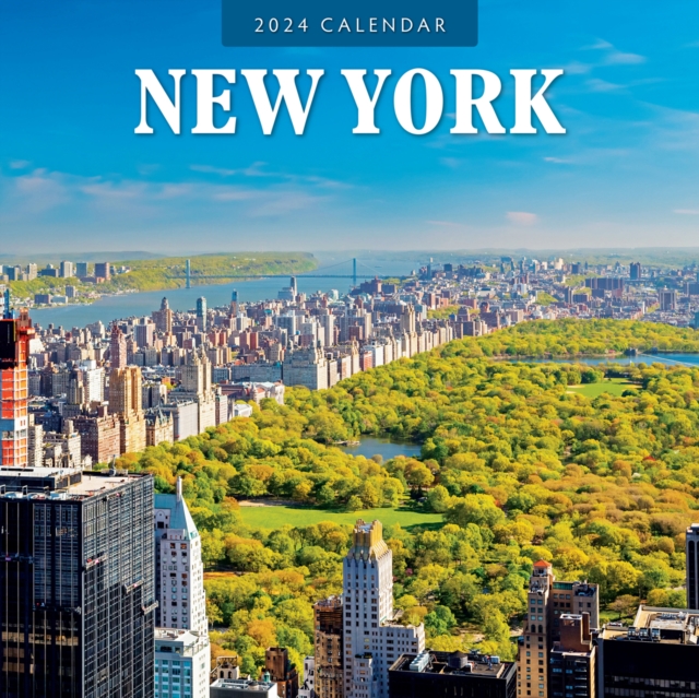 New York 2024 Square Wall Calendar