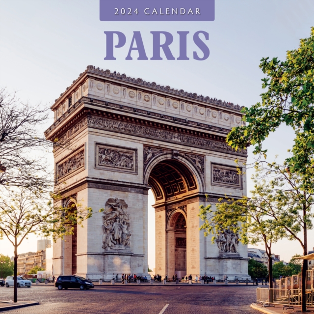 Paris 2024 Square Wall Calendar