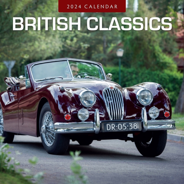 British Classics 2024 Square Wall Calendar