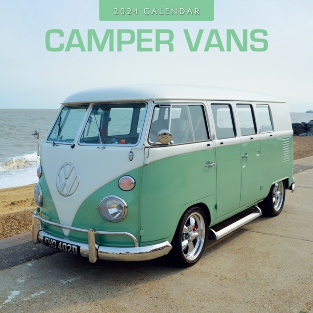 Camper Vans 2024 Square Wall Calendar