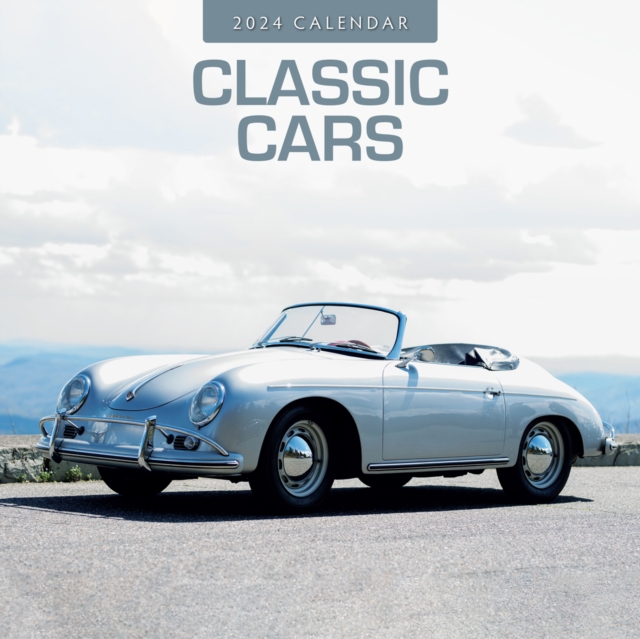 Classic Cars 2024 Square Wall Calendar