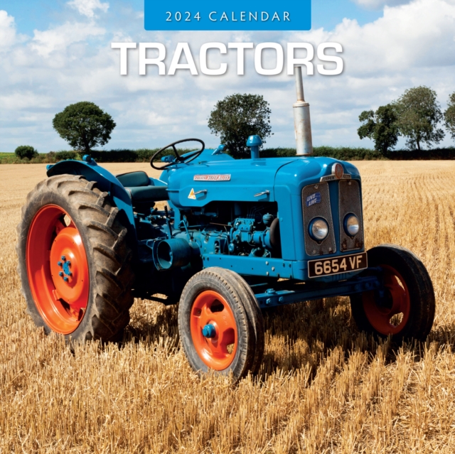 Tractors 2024 Square Wall Calendar