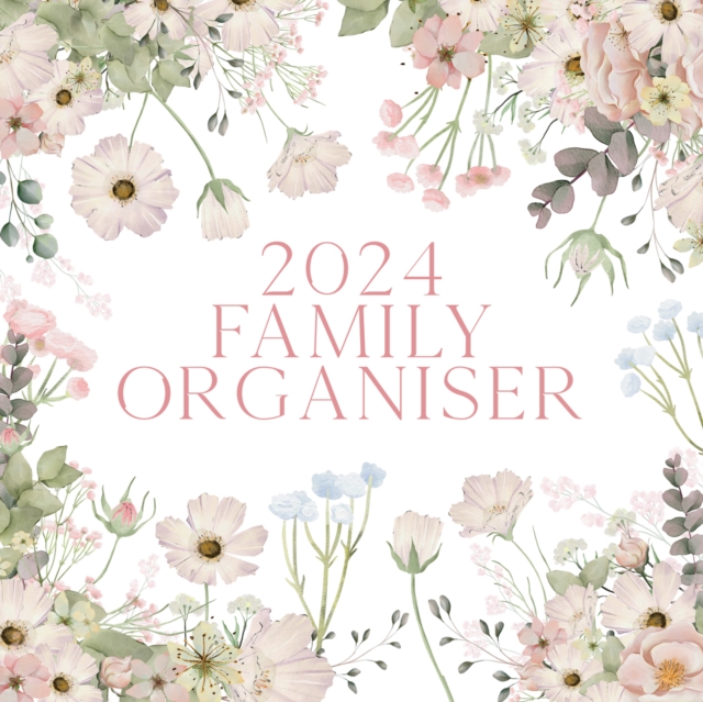 Family Organiser 2024 Square Wall Calendar