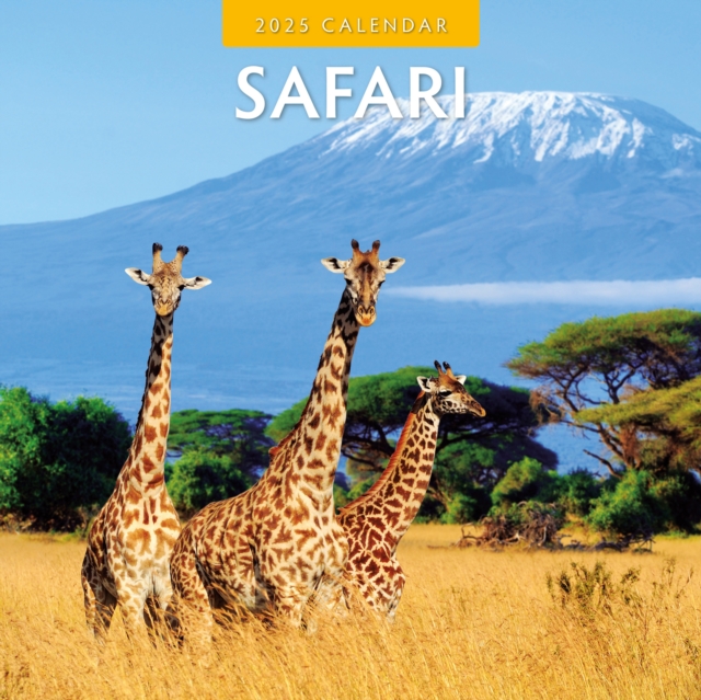 Safari 2025 Square Wall Calendar