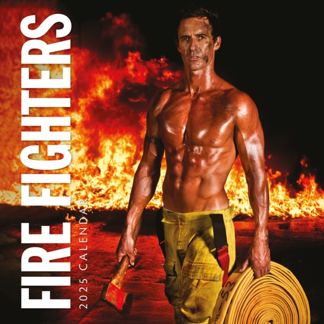 Fire Fighters 2025 Square Wall Calendar